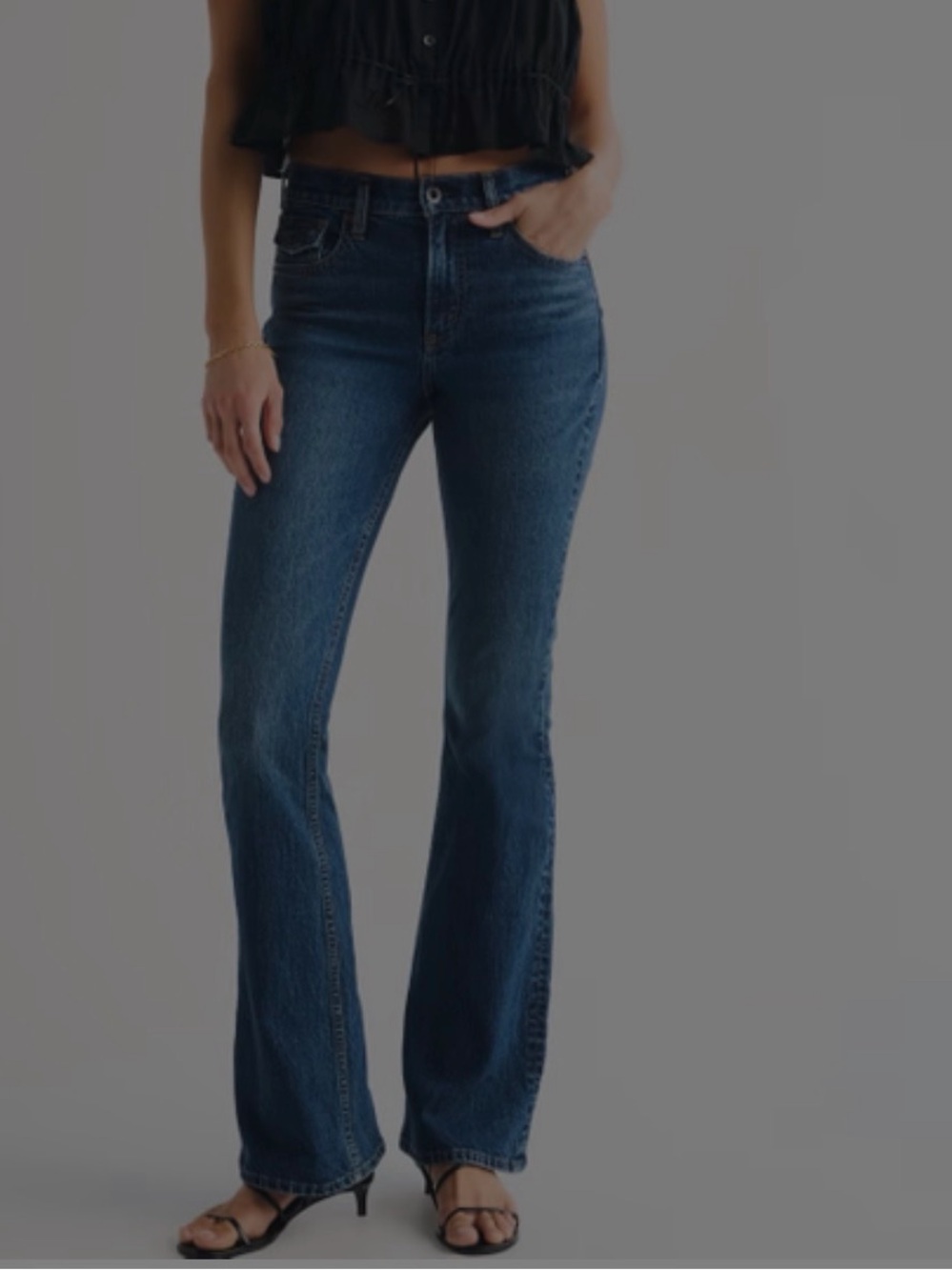 Abercrombie NWT High Rise Bootcut Jean